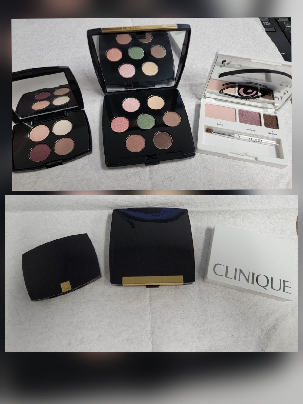 NWOB's-Lancôme, & Clinique Eyeshadow Palettes (set of 3) beautiful colors